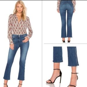 ❤️ 3X1 NYC ZIP HEM HIGH RISE PRESLEY ANKLE FLARE JEANS, 8 (29)